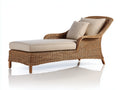 Bain de soleil-Rotin-Tissu-Bois-186 x 77 x 85 cm-Naturel-Beige-Naturel